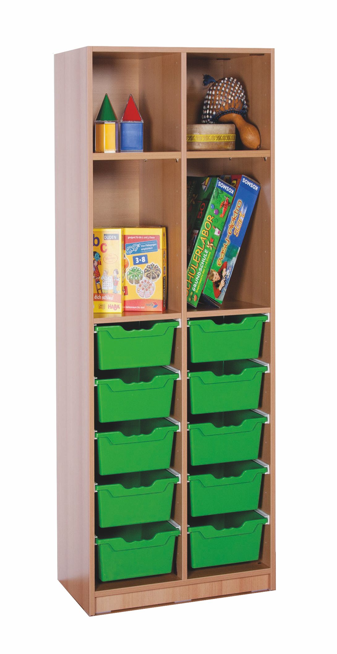 ErgoTray Regal 2-reihig mit 10 Boxen L